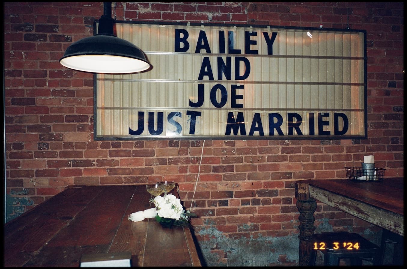 Joe and Bailey wedding header